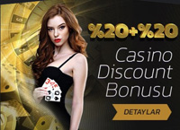 %40 casino discount bonusu al�n!